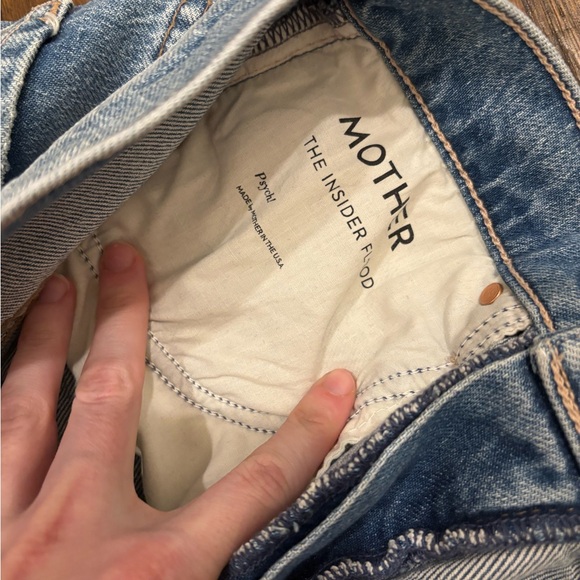 MOTHER The Insider Flood Jeans size 25 / Psych! - Picture 6 of 7